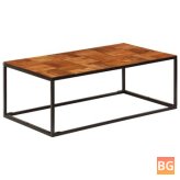110x60x40cm Solid Acacia Wood Coffee Table