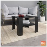 Table with Black Frame and Black Top