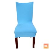Printing Chair Covers - Blue Elastic