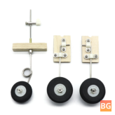 SU27 Aircraft Landing Gear Kit with Wheels for DIY RC Airplanes