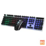 USB Wired Gaming Keyboard and Mouse Combo for PC Laptop