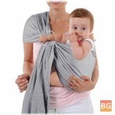 Breathable Baby Carrier Wrap with Hip-seat