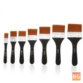 Wooden Handle Nylon Painting Brushes