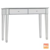 mirrored side table 106.5x38x76.5 cm MDF