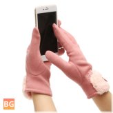 Touch Screen Warm Gloves for Women