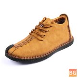 Big Size Men's Leather Ankle Boots