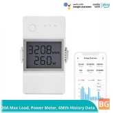 Smart Wifi Power Meter - 16/20A - Switch - Intelligent Energy Controller - 6-Month History Data Protection - Assisted with Alexa Google Home