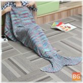 Mermaid Tail Blanket for Air Conditioning