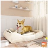 Cushion Bed for Dogs 89x75x19 cm oxford fabric beige