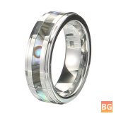 Tungsten Carbide Men's Rings with Colorfast Anallergic Properties