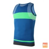Sports Tank Top with Short Sleeves - Quick-Dry Shapewear