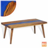 Teak Resin Coffee Table 39.4