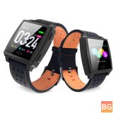 24-Hour Heart Rate Leather Strap for the Bakeey CK22 Smart Watch