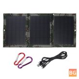 Foldable Solar Panel Charger Kit - 40W, Dual USB, Sunpower for Emergencies
