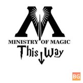 Toilet Decal Home Decor - Ministry of Magic