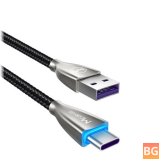 Data Cable with Braided MCU Connector - 1M