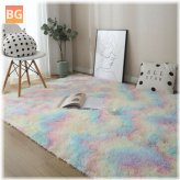 Thin Carpet for Living Room - Plush Rug Children Bed Room Floor Carpet Window Bedside Home Decor Rugs Soft Velvet Mat