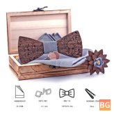Wedding Party Bowtie Set and Tie for Men