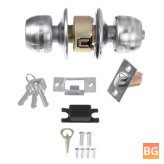 Knob Locks with Stainless Steel Round Lever