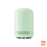 Small Desktop Vacuum Cleaner with Rechargeable Battery - White/Pink/Green