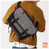 Crossbody Bag with Flap-Over Design - Men