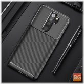 For Xiaomi Redmi Note 8 Pro - Luxury Carbon Fiber Shockproof Silicone Protective Case