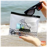 Cute Pull-Side Pouch for All Occasions - Clear