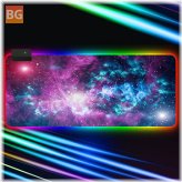 Gaming Mouse Pad with Starry Sky LED Lighting