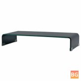 TV Stand with Riser - Black 27.6