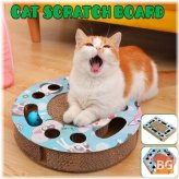 Cat Scratch Board with Toy Mats - soft