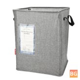 Waterproof Laundry Basket with PEVA Coating - Collapsible