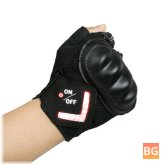 Bicycle Gloves with Intelligent LED Turn Warning Light