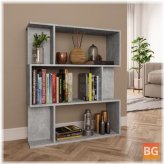 Gray Book Cabinet/Room Divider - 31.5