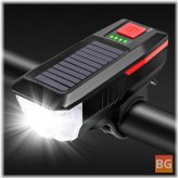Solar Power Bicycle Headlights - Waterproof and Rechargeable