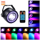 ARILUX® 15W RGB LED Stage Light with Remote Control and Sound Activation for Christmas