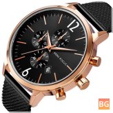 Men's Watch with Quartz Movement and Focuses On Business Style