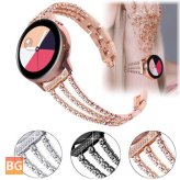 Crystal Metal Watch Strap for Samsung Galaxy Smart Watch