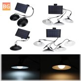1-Light Solar Panel with Outlet and Wiring Harness - Outdoor Lamp
