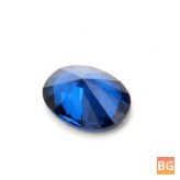 Jewelry Making Supplies - Oval Blue Gemstone