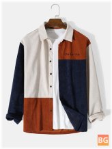 Color Block Shirts with Men's Cords