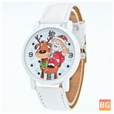 Watch with Santa Claus Pattern - Cute