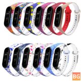 Colorful Silicone Watch Strap for Xiaomi Miband 4/3