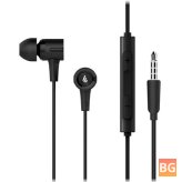 Edifier P205 Punchy Bass Earbuds - 8mm Diaphragm Unit Wired Earphones with Remote Control and Microphone Headphones