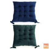 Soft Square Seat Pad with Ties for Chairs and Sofas