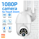 1080P 10 LED HD Outdoor PTZ IP Camera with 2 Way Audio and Night Vision
