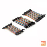 3-in-1 Jumper Cable Set - 120pcs - Male to Female/Female to Female/Male to Male