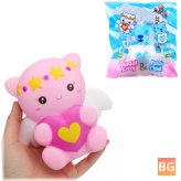Squishy Cloudy Yummiibear Angel Kitty plush toy with packaging