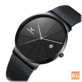 Quartz Watch with Mesh Band - Business