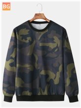 casual T-shirt with camouflage print
