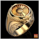 Punk Ring with Alloy Metal